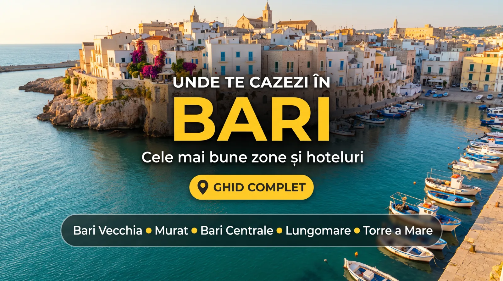 Unde te cazezi în Bari