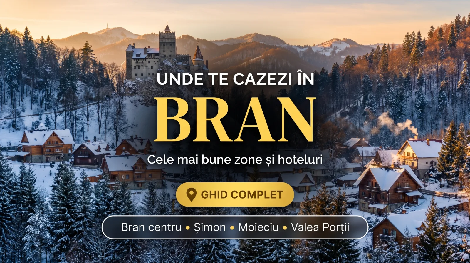 Unde te cazezi în Bran