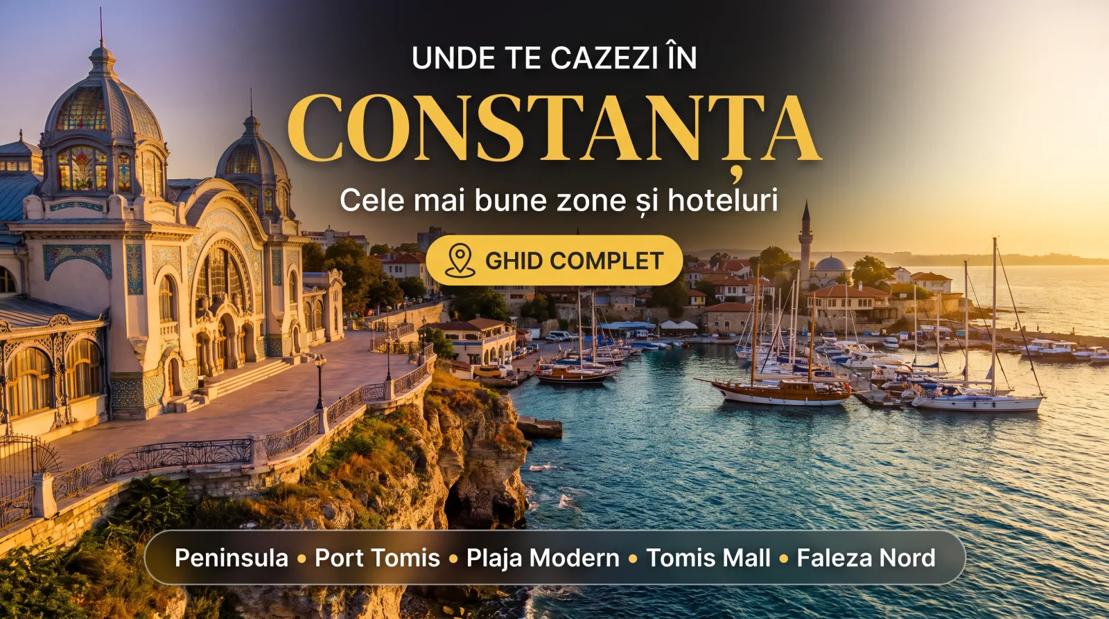 Unde te cazezi în Constanța