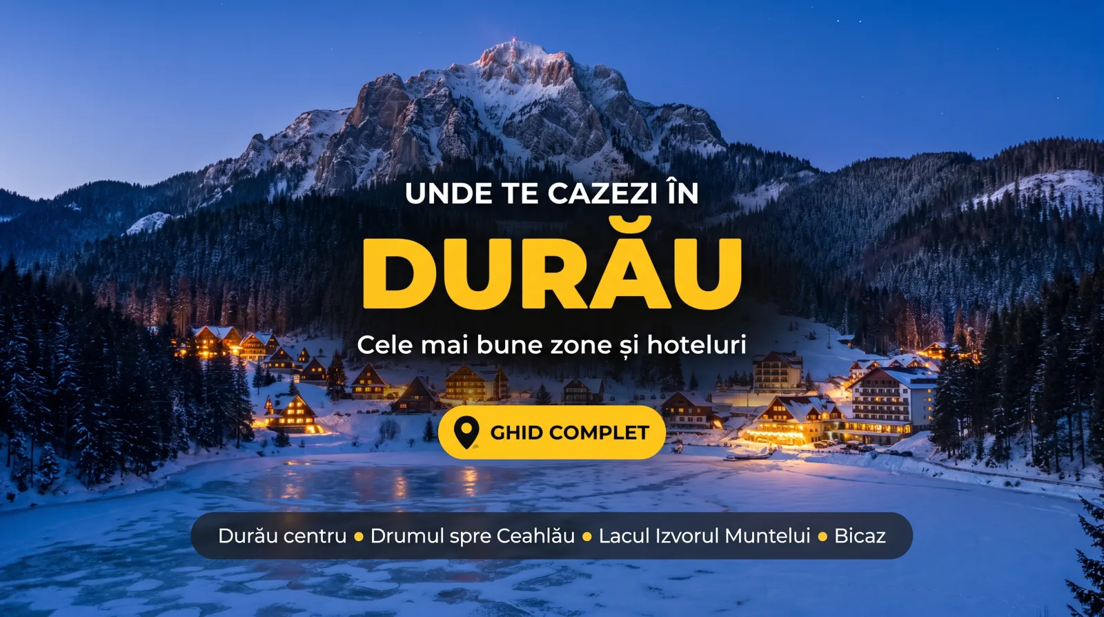 Unde te cazezi în Durău