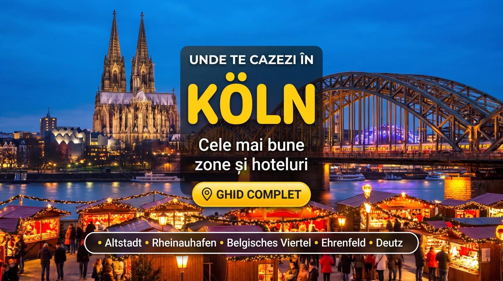 Unde te cazezi în Köln