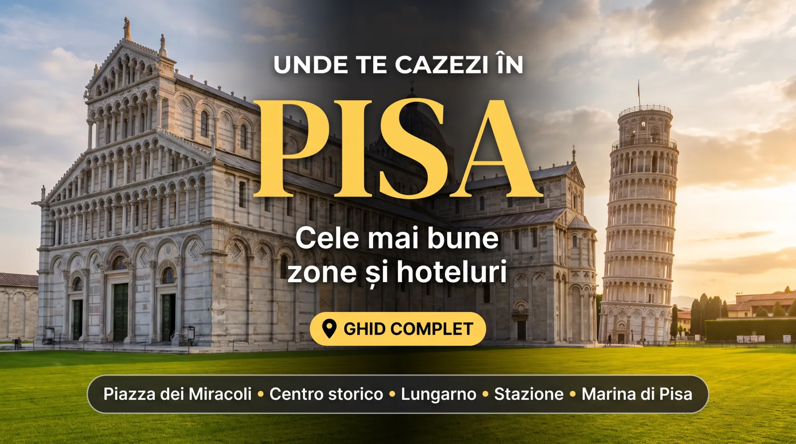Unde te cazezi în Pisa