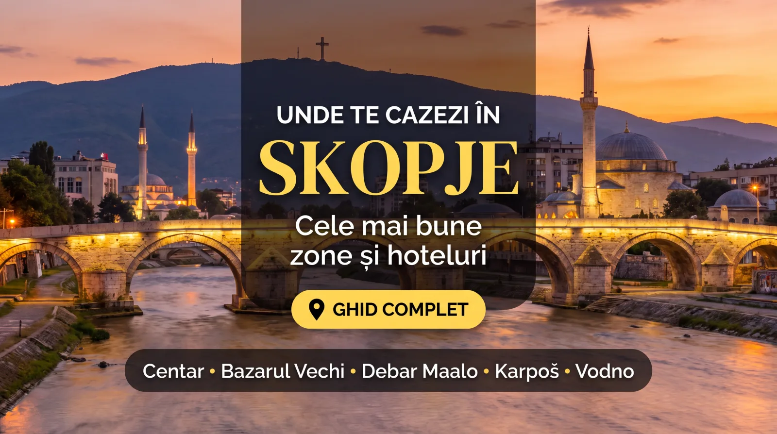 Unde te cazezi în Skopje