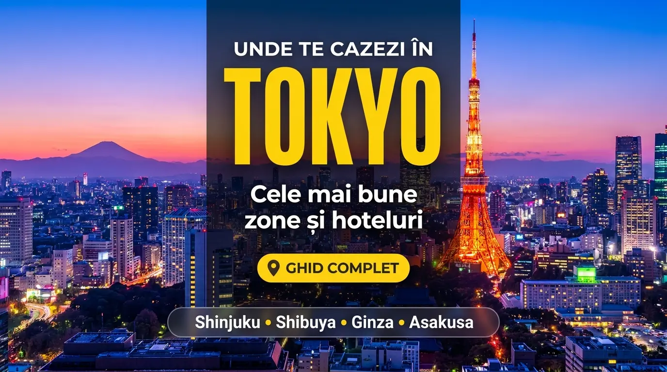 Unde te cazezi în Tokyo