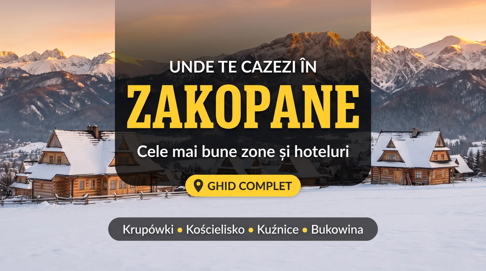 Unde te cazezi în Zakopane
