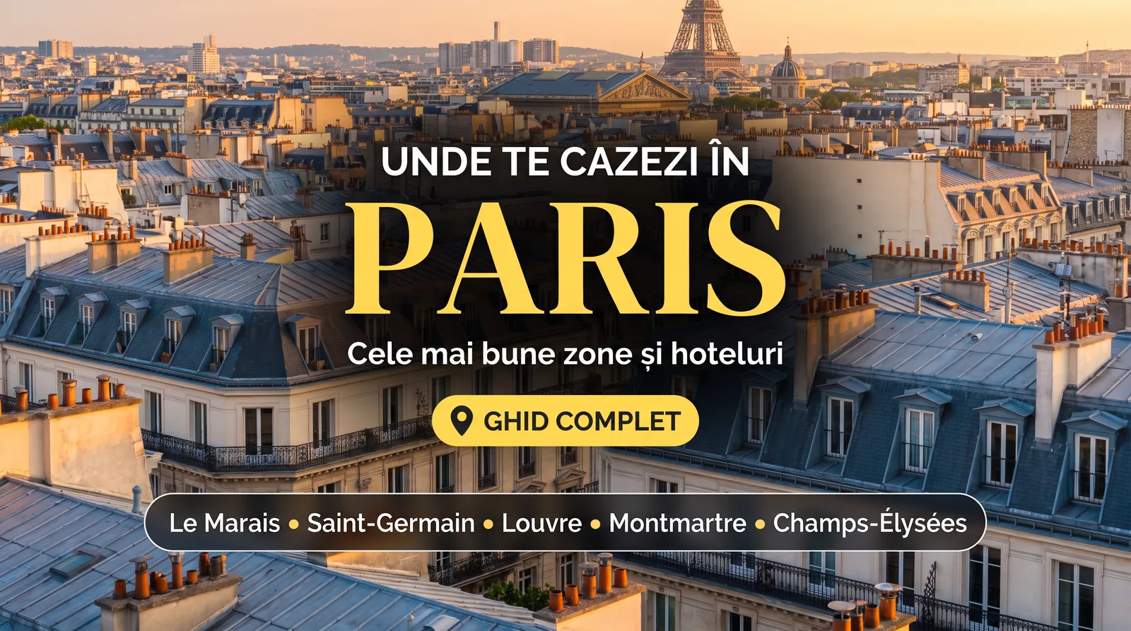 Unde te cazezi în Paris