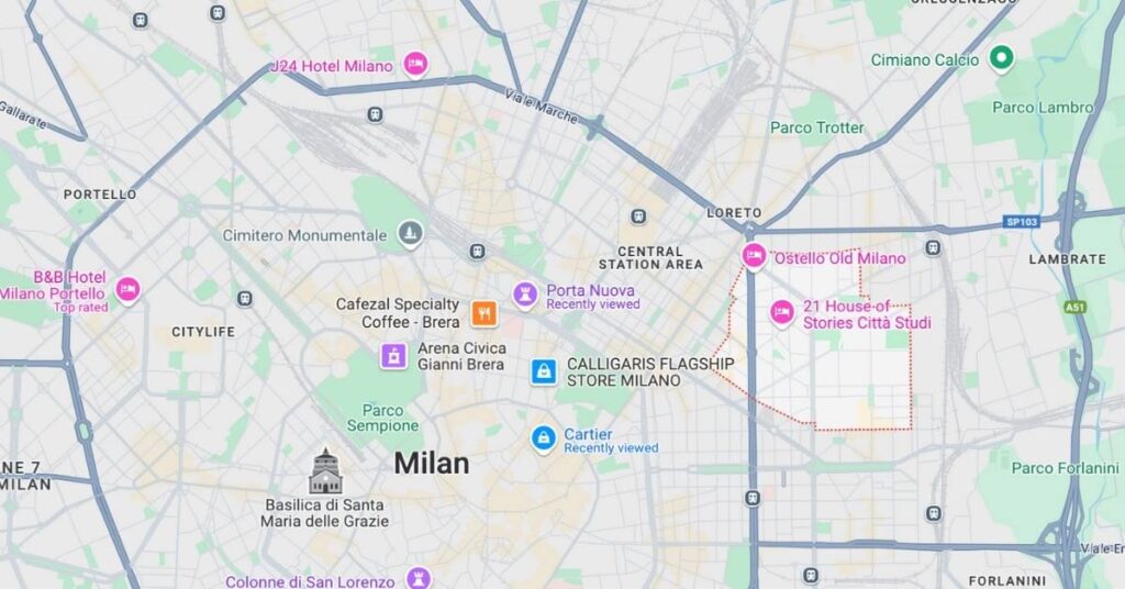 unde te cazezi in milano - Città Studi