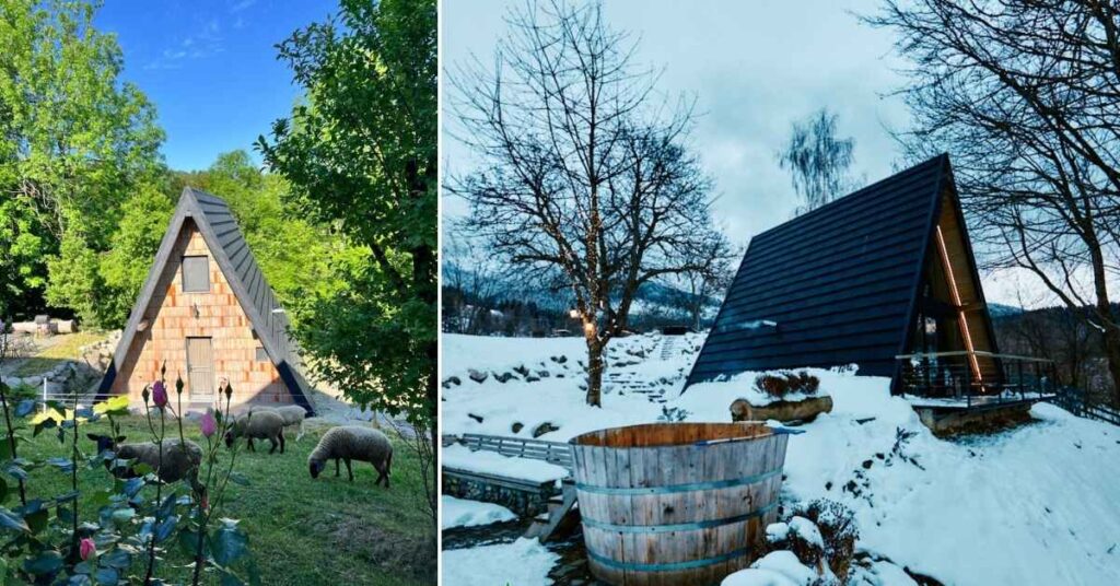 hai la munte bran cabana a frame