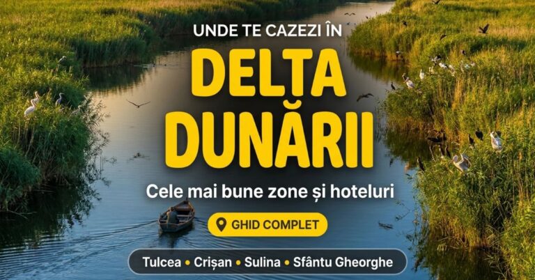 unde te cazezi in delta dunarii