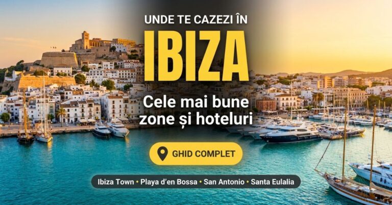 Unde să te cazezi în Ibiza: 5 zone + hoteluri verificate (2026)